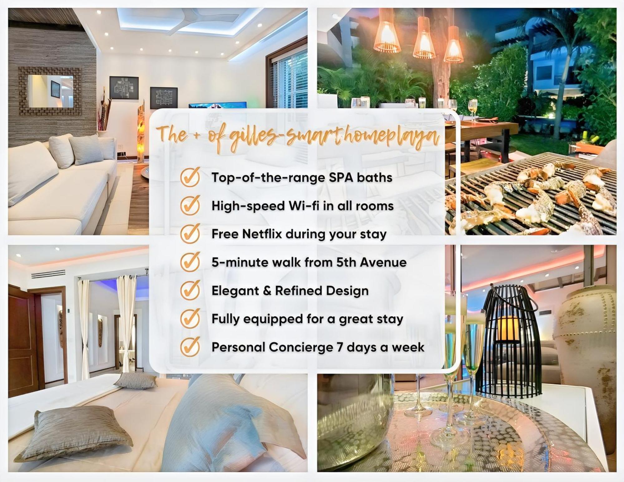 Luxury Duplex -4 Pers- 2Mn Beach&5Th Av, Pool, Gym Playa del Carmen Exteriér fotografie